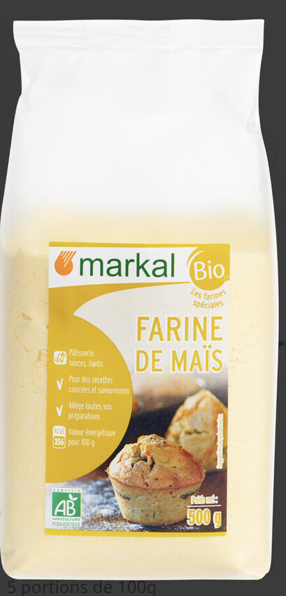Farine d'Orge mondé - Celnat - 500 g e